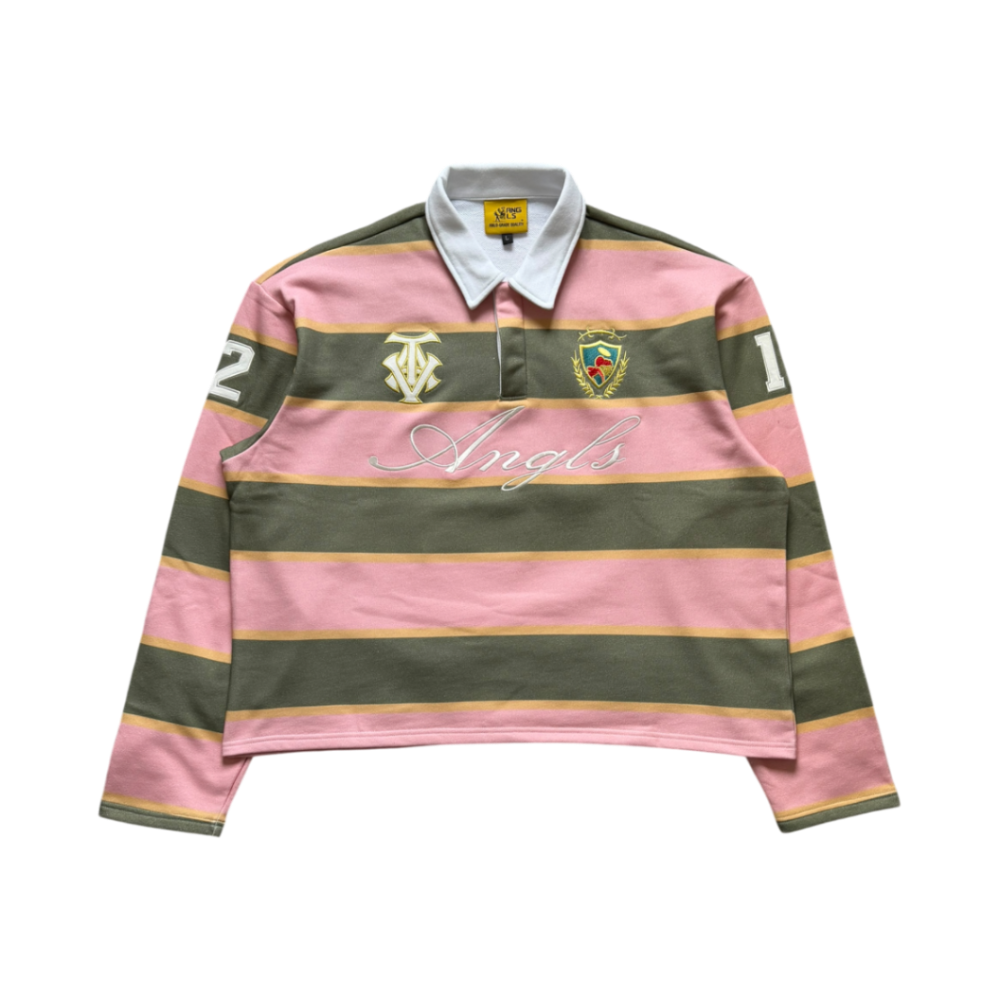 Official Club Polo - Pink + Khaki