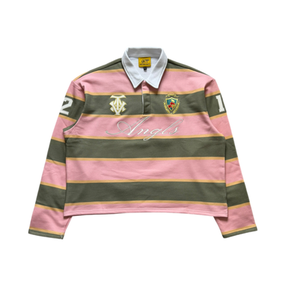 Official Club Polo - Pink + Khaki