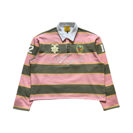 Official Club Polo - Pink + Khaki