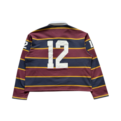 Official Club Polo - Burgundy + Navy