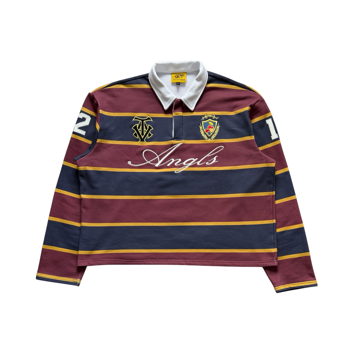 Official Club Polo - Burgundy + Navy