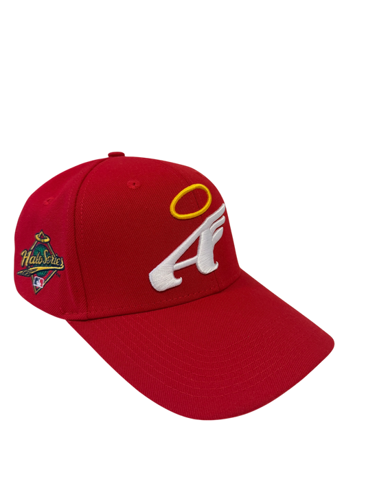 Anglstv - Halo Series Red Snapback Cap