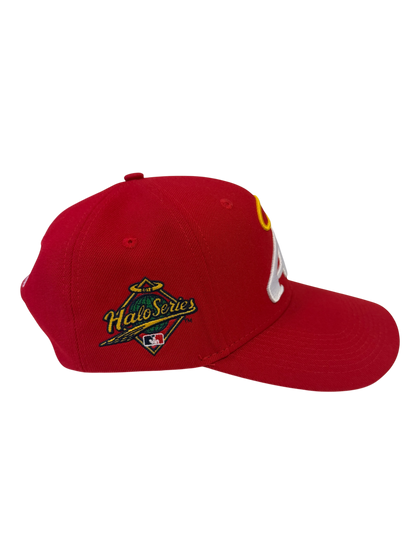 Anglstv - Halo Series Red Snapback Cap